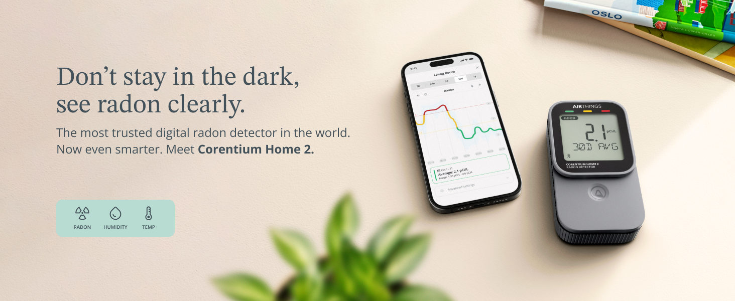 Corentium Home 2 Digital Radon Detector