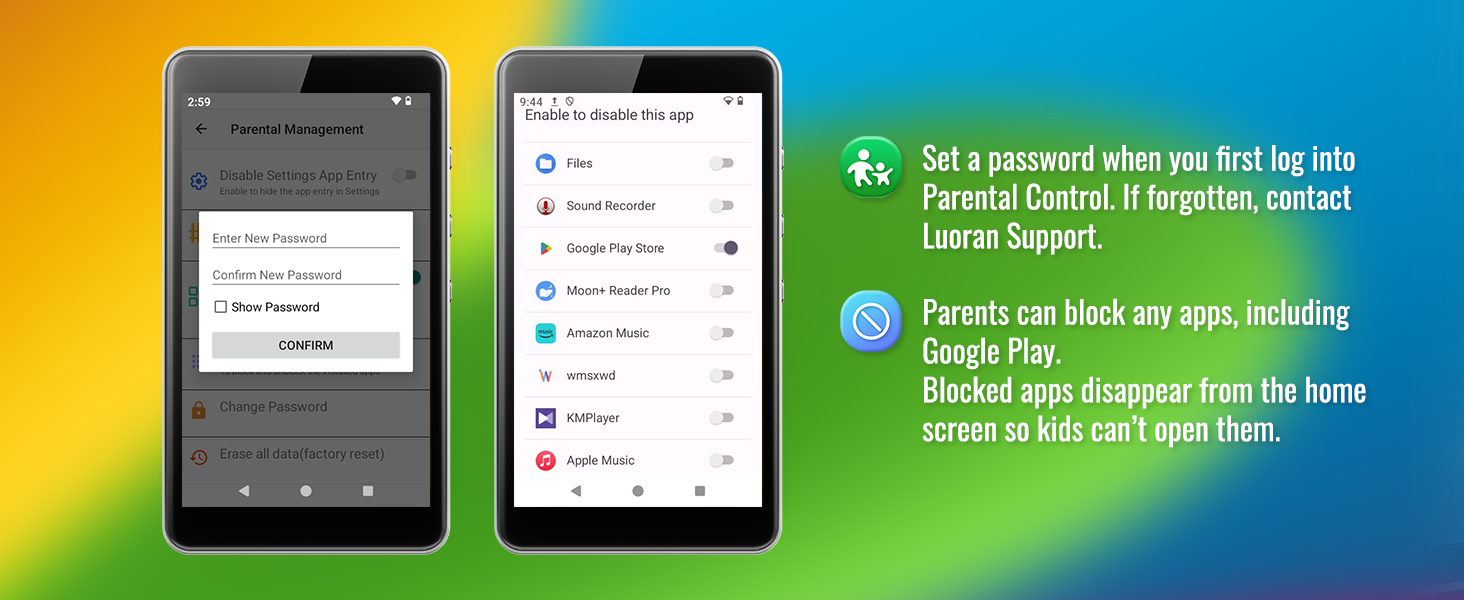 Smart mp3 player for kids with Spotify