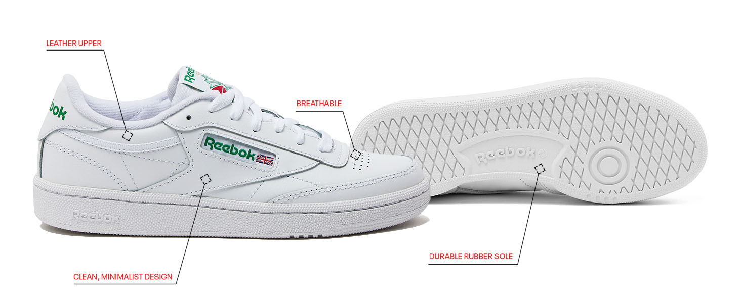 Reebok Mens Club C 85 Desktop 3