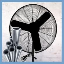 comfort zone pedestal fan is sturdy and safe