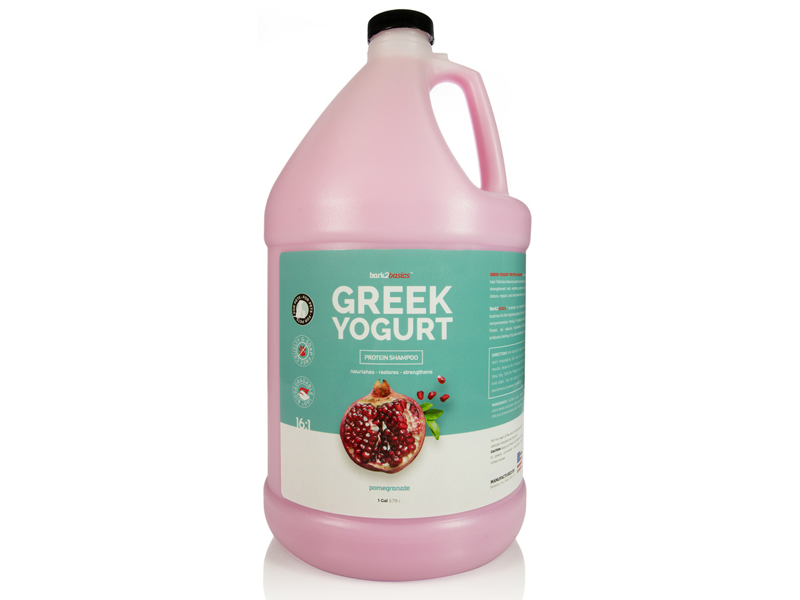 bark2basics pomegranate greek yogurt pet shampoo 1 gallon for dogs cats groomers use professional