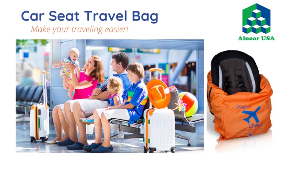 car seat travel bag, car seat travel bag with wheels