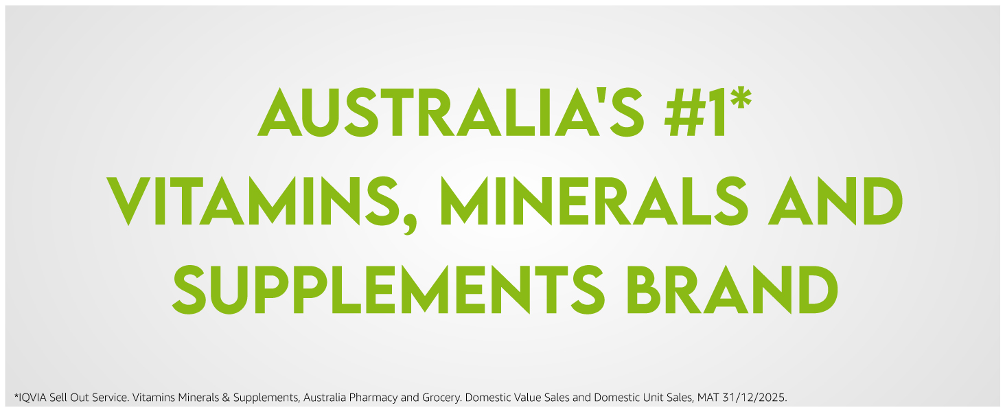 Vitamins and supplements brand banner