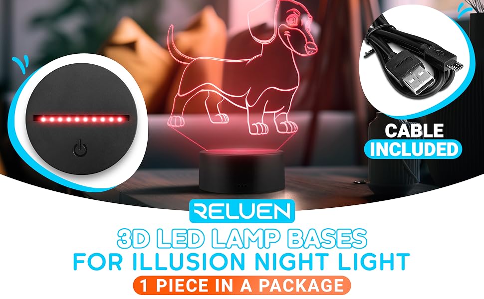 black light small table lamp shop living room led usb bar acrylic christmas night lamps decoration