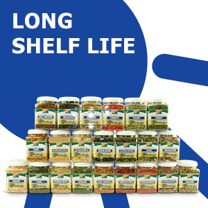 Long Shelf Life, dehydrated vegetables, Mother Earth Products