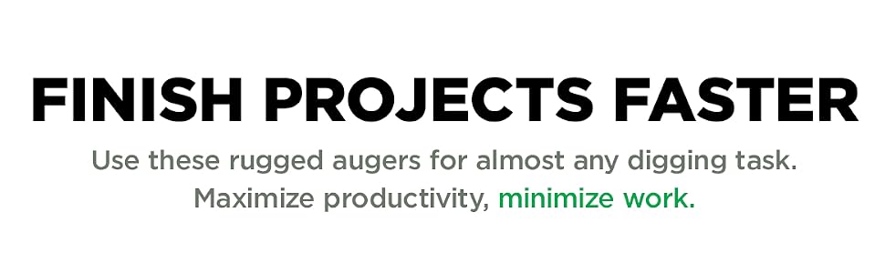 Digging Projects, Durable Digging Auger