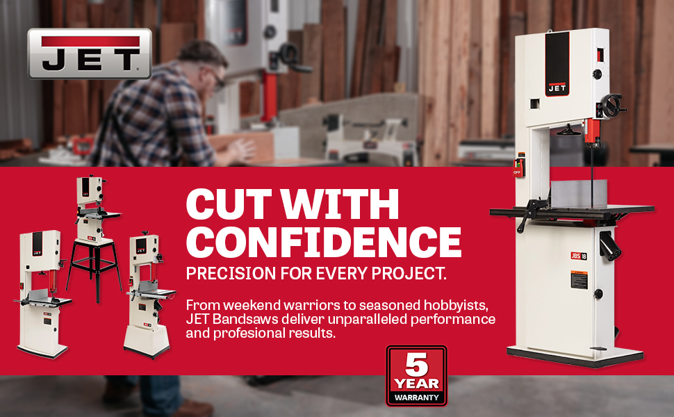 JET Woodworking Bandsaws