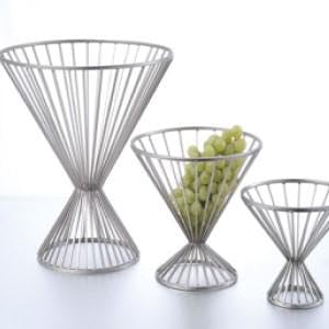 get, g.e.t. enterprises, wire basket, fruit, food, burger, display, metal, stainless steel