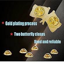 Small Mini Crossed Double Friendship Lapel Pin Badges Emblems Flag