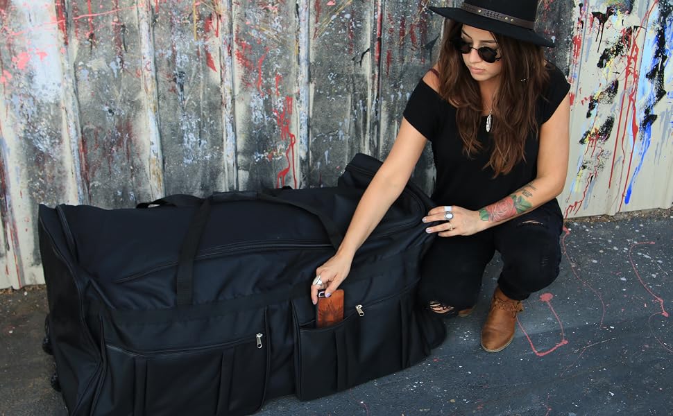 rolling duffle bag luggage, oversized bags, black duffle bag with wheels, duffle bag with rollers