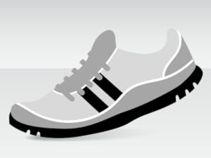 Wear comfortable supportive shoes to prevent plantar fasciitis