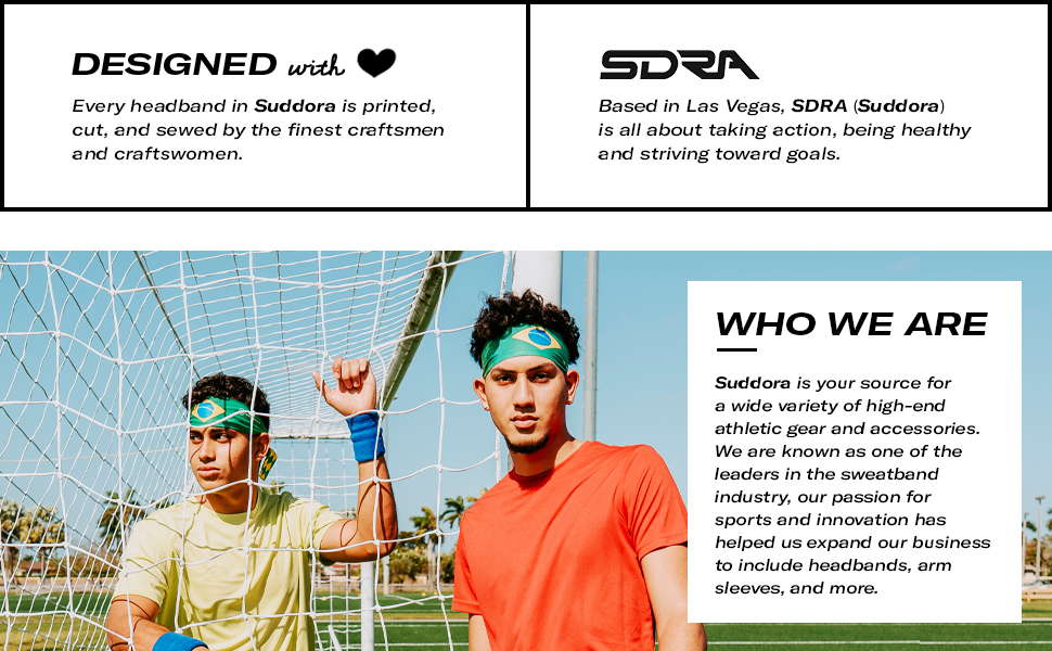 SPN-SELR Suddora Country Flag Headbands, Wide Headbands with National Flag, SPN-SELR