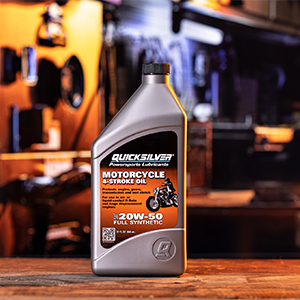 Quicksilver Premium 20W-50 Full Synthetic Motorcycle Oil