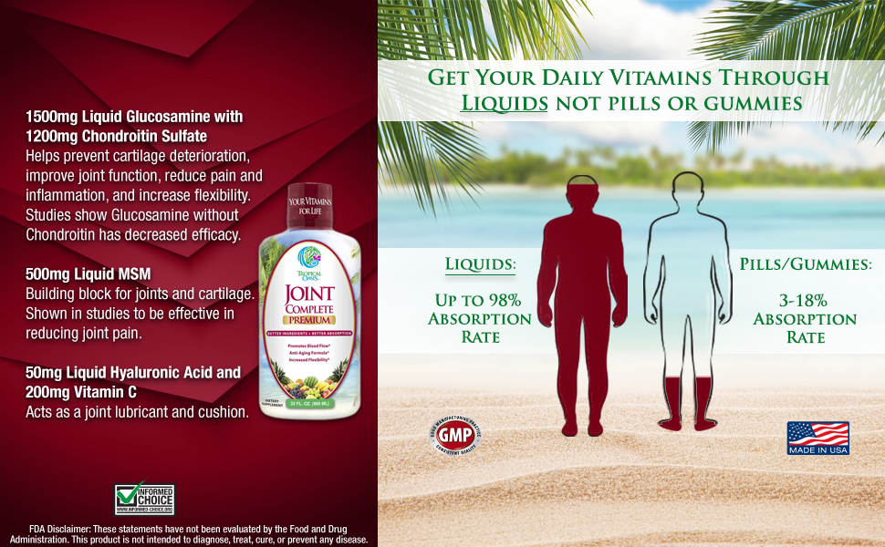 helps prevent cartilage deterioration, improve joint function, increase flexibility