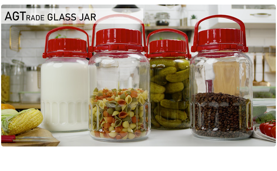 Galloon Glass Jar
