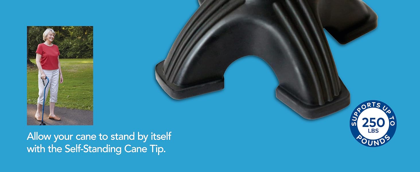 Four Pronged Cane Tip