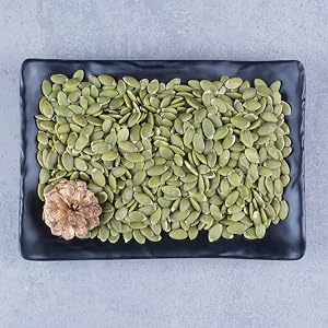 Organic Raw Pumpkin Seeds to Eat Bulk Whole Unsalted Pepitas with No Shell Natural Snacks for Keto