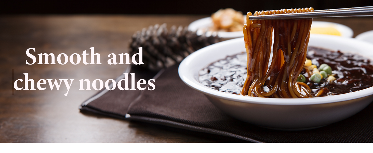 korean black bean jjajang noodle