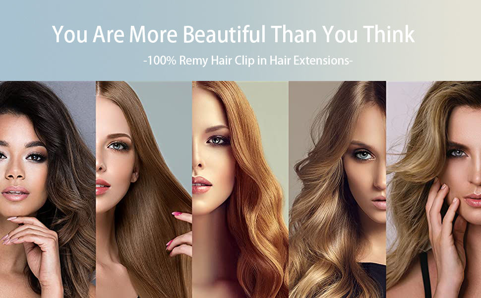 Clip in Human Hair Extensions
