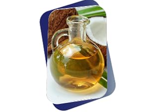 Bottle of coconut oil