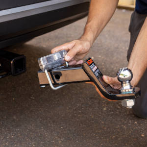 Anti Rattle Hitch Clamp Over Shank