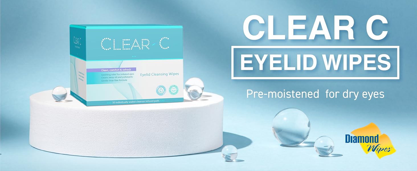 Clear C Eyelid Wipes