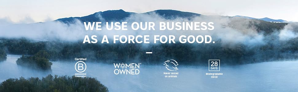 We use our business as a force for good.