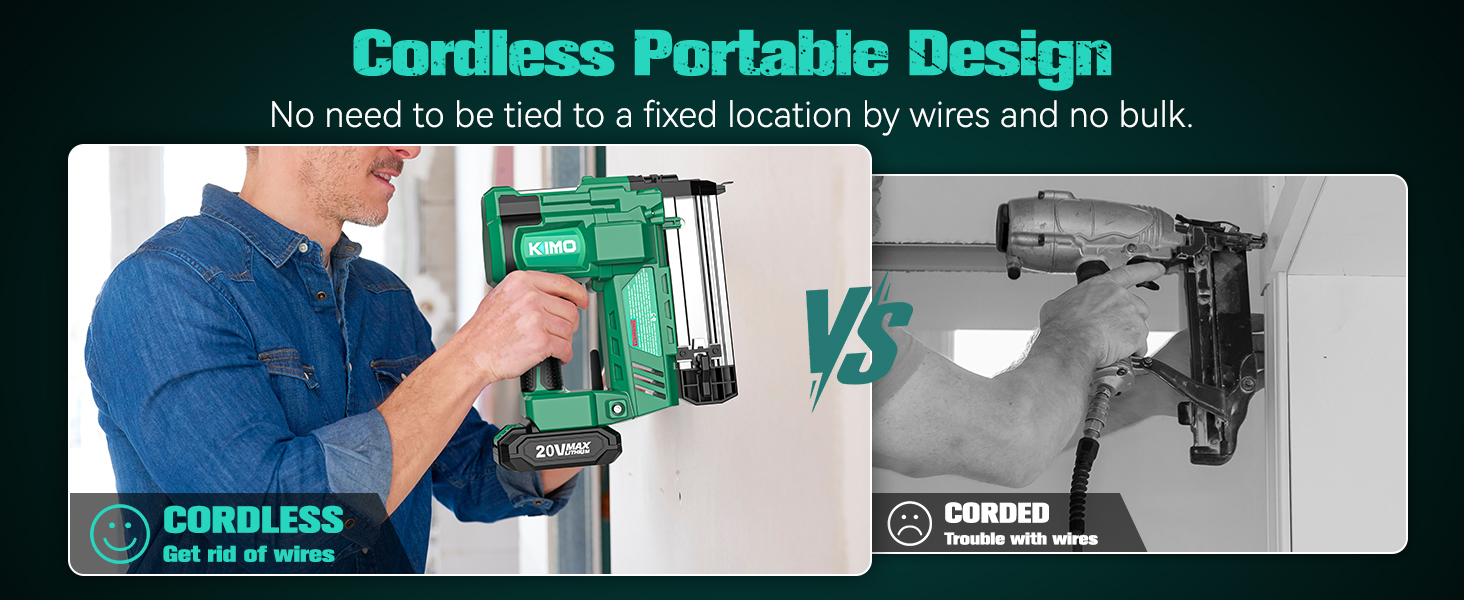 Cordless Portable Design