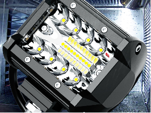 4 Inch 60W LED Pods with 2 Inch Tow Hitch Mounting Brackets