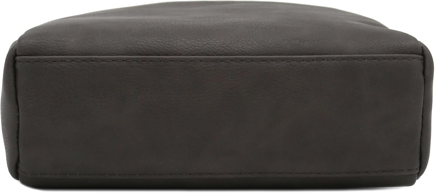 Triple Zip Small Crossbody Bag