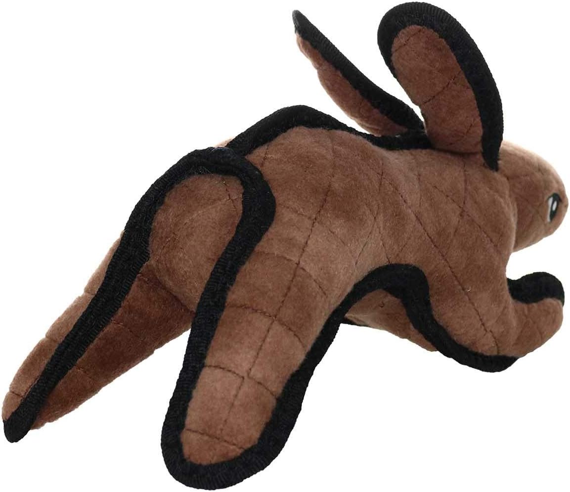 TUFFY® : Cow Dog Toy: Ultra Durable Plush Toy with Multiple Layers & Reinforced Seams, Washable and Floats, Original Construction