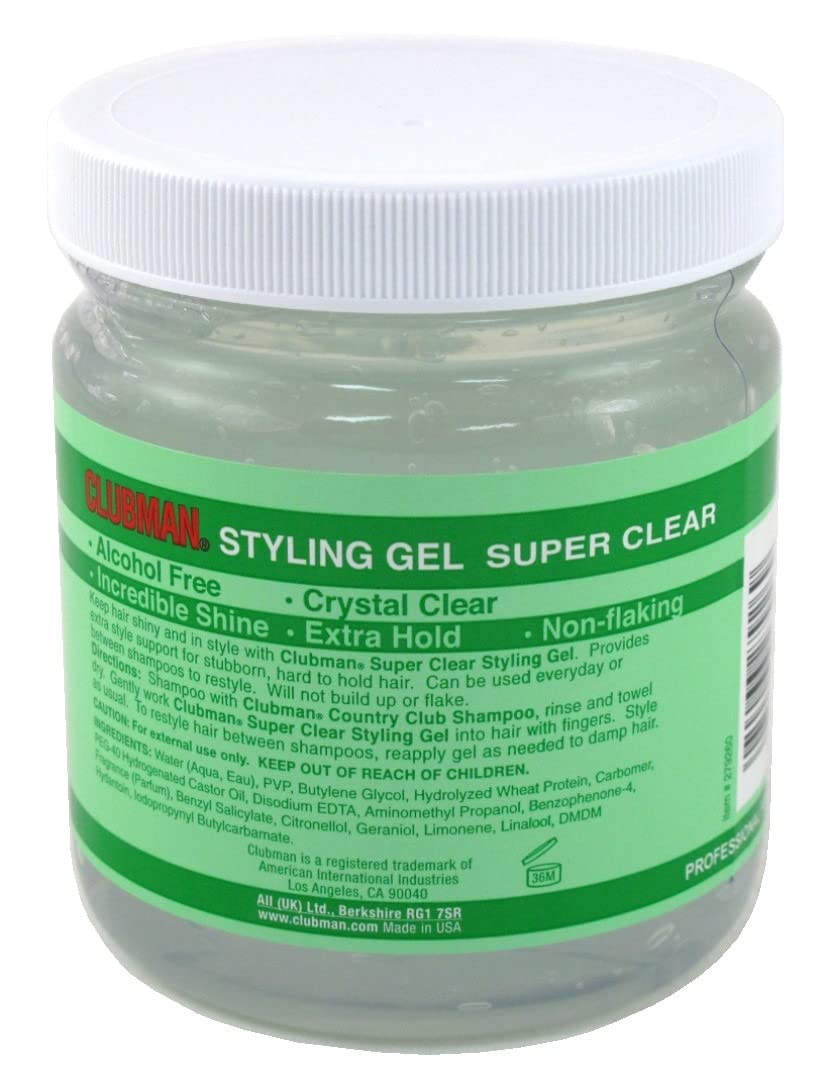 Pinaud Clubman Styling Gel Hard To Hold 16 oz