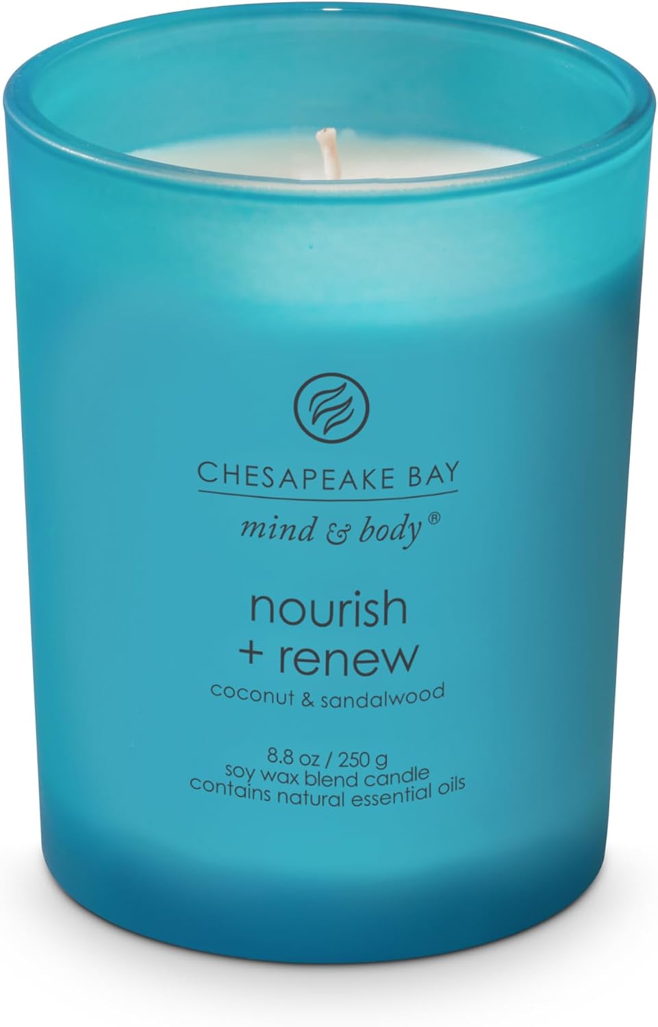 Chesapeake Bay Balance + Harmony Scented Candle Water Lily Pear Fragrance 50 Hours Burn Time Warm & Decorative Soy Wax Blend