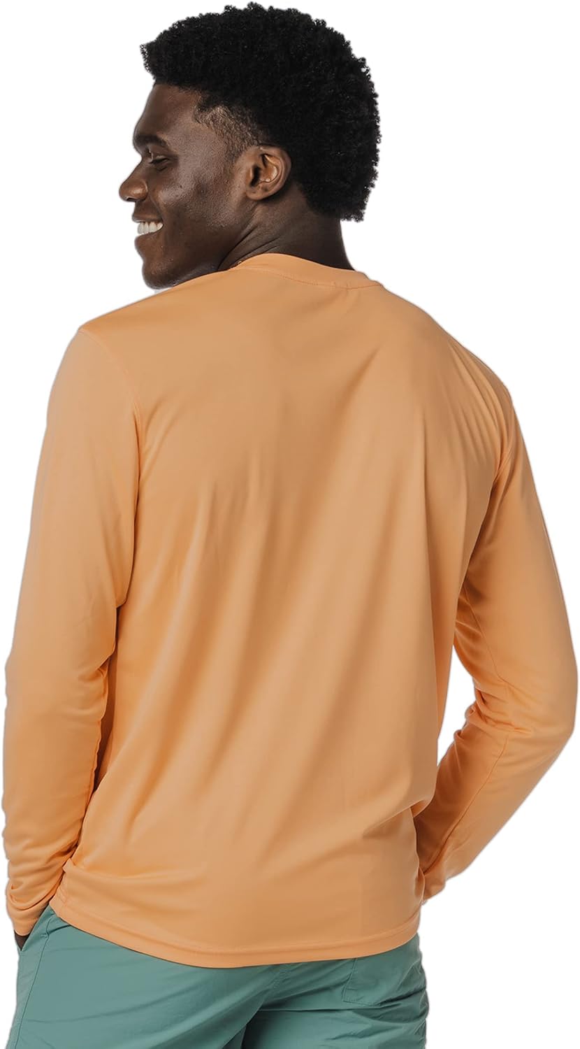 Vapor Apparel Men's Outdoor UPF 50+ Long Sleeve T-Shirt, UV Sun Protection for Fishing, Running, Hiking, Swimming