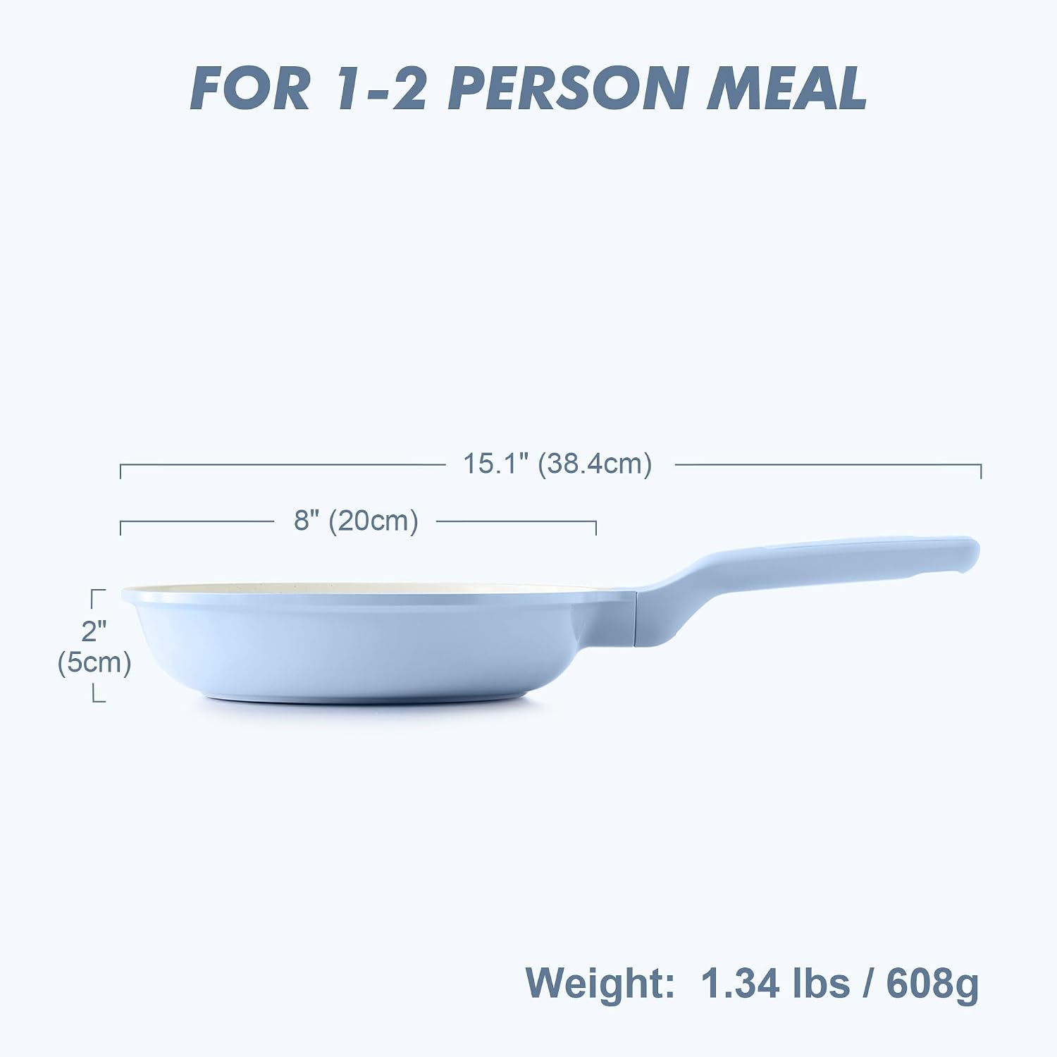 SENSARTE Nonstick Frying Pan Skillet, Swiss Granite Coating Omelette Pan, Healthy Stone Cookware Chef's Pan