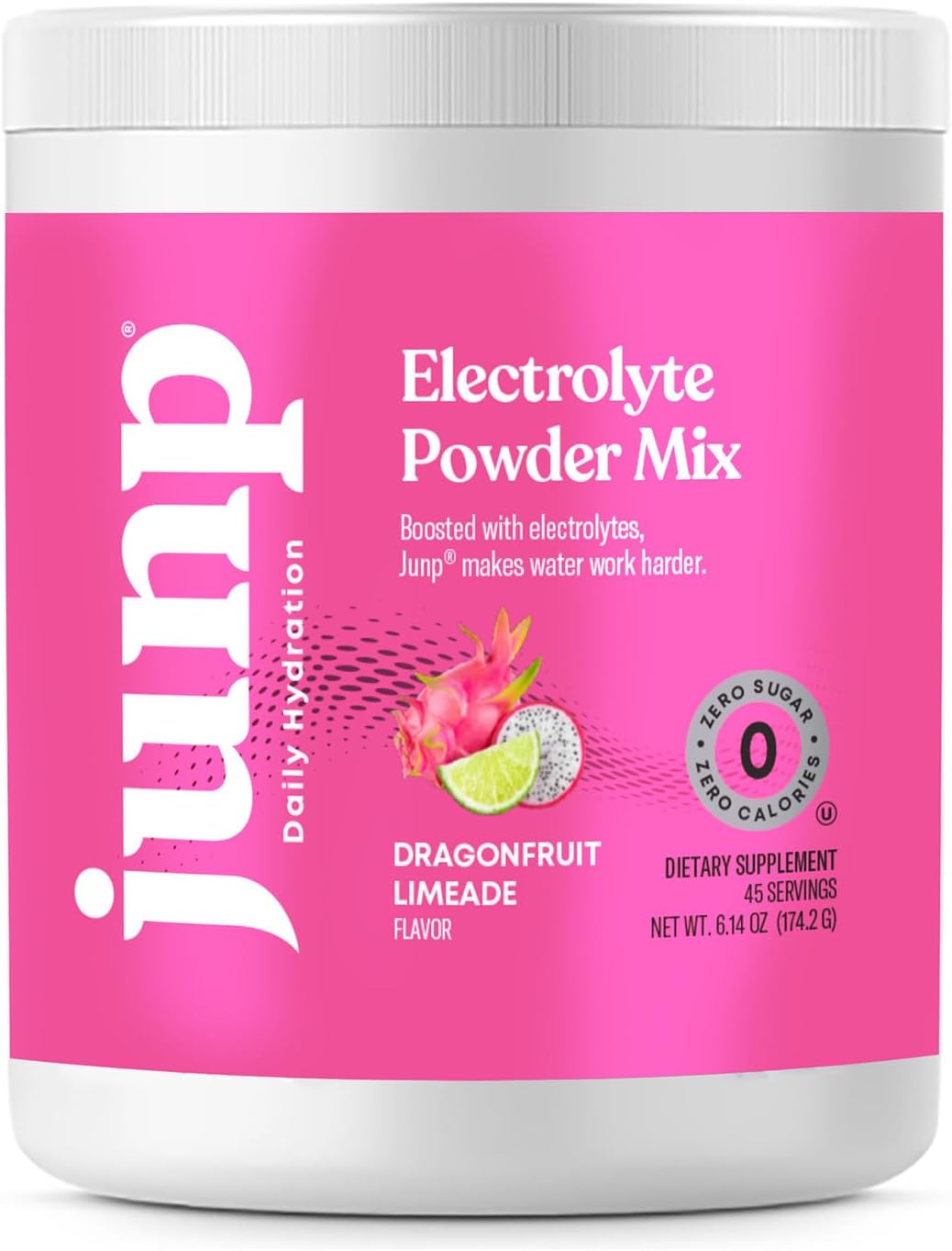 JUNP Electrolytes Powder No Sugar No Carbs – Lemonade Keto Electrolyte Drink Mix - Potassium & Salt Hydration Powder Electrolytes - Zero Calorie