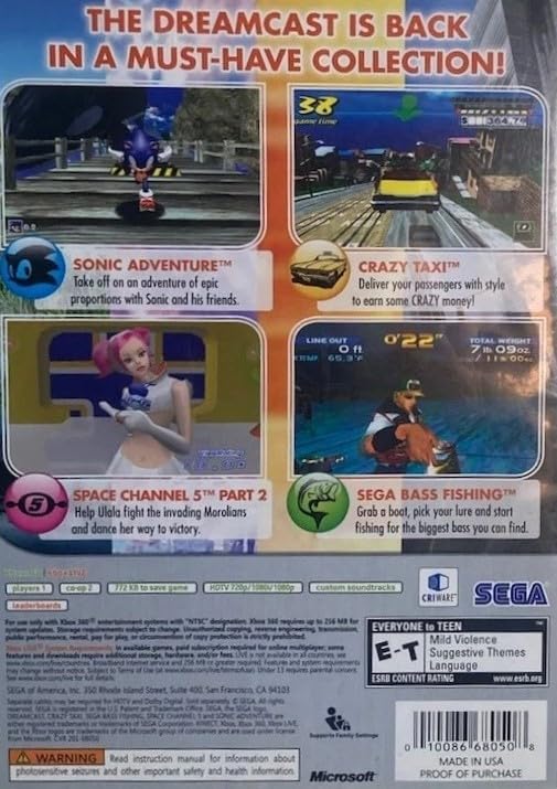 Dreamcast Collection - Xbox 360 (Renewed)