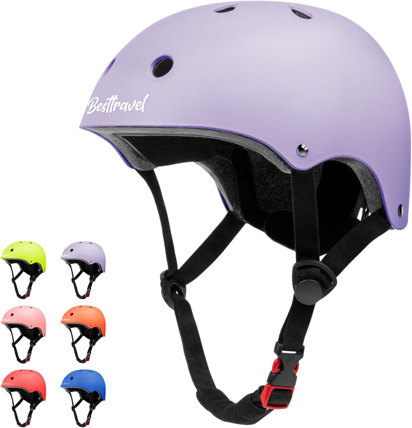 Besttravel Kids Helmet, Toddler Adjustable Kids Ages 3-8 Years Old Boys Girls Multi-Sports Safety