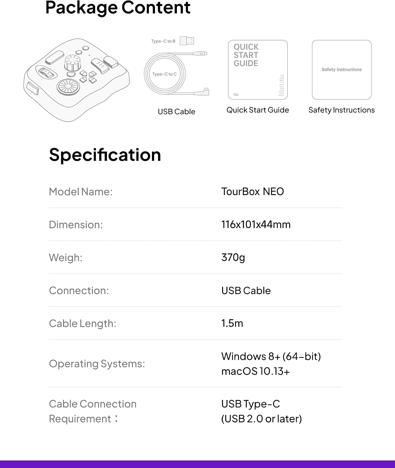 TourBox NEO - Customizable Editing Controller, Photo Color Grading Illustration Speed Editor, Intuitive Control Boost Productivity