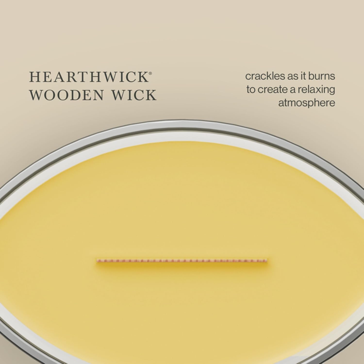 WoodWick Lavender Spa Gifts for Women and Men, 9.7 oz Medium Hourglass Candle with Crackling Wick