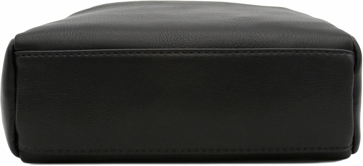 Triple Zip Small Crossbody Bag