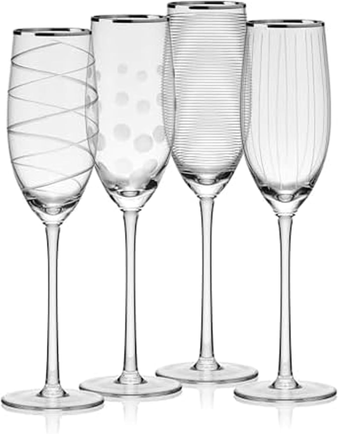 Mikasa Cheers Bordeaux Wine Glass, Set of 4, 24 Ounce, Clear