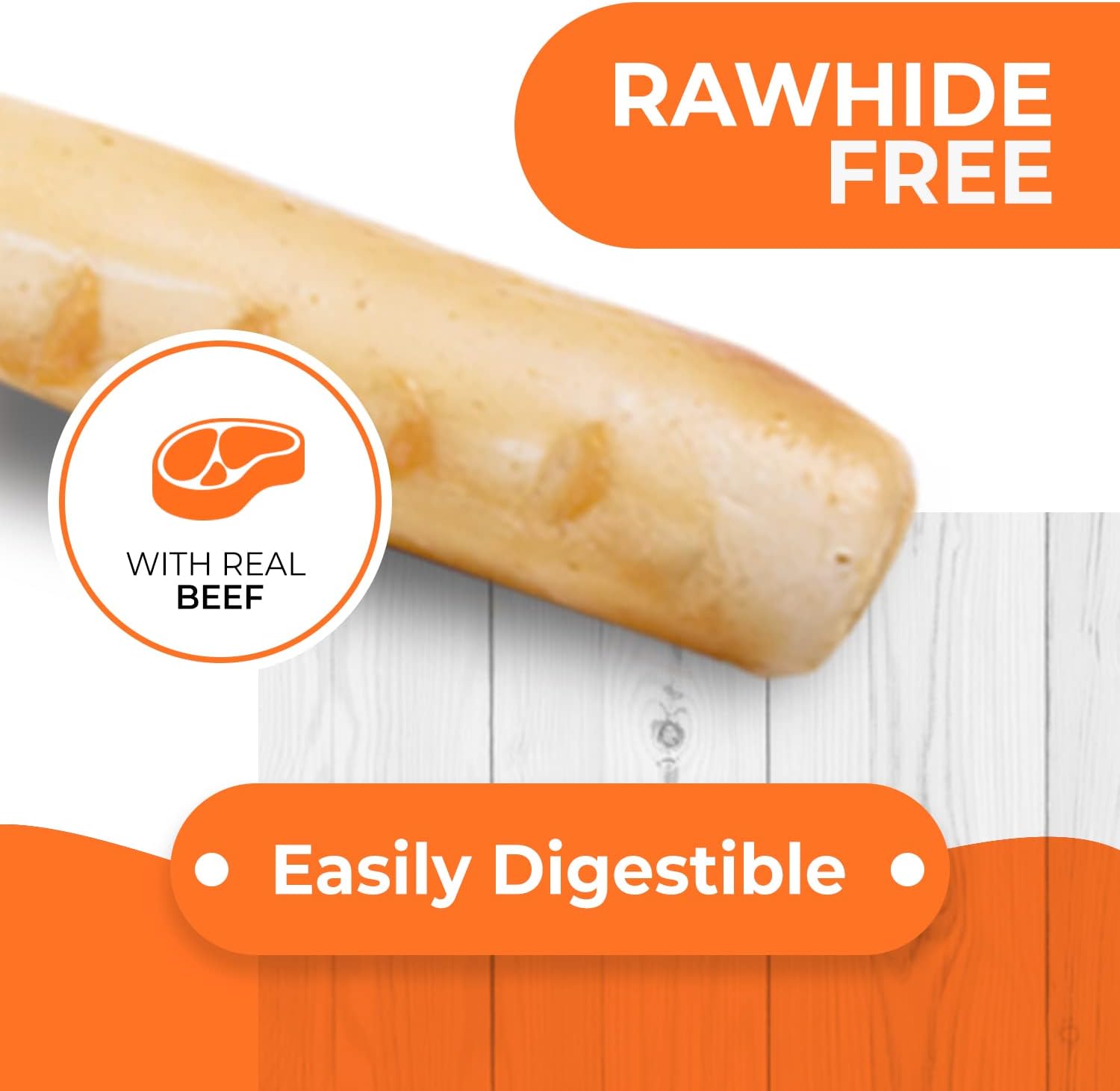 Canine Naturals Rawhide Free Chicken Recipe Dog Chews, Mini Rolls, 6 Count