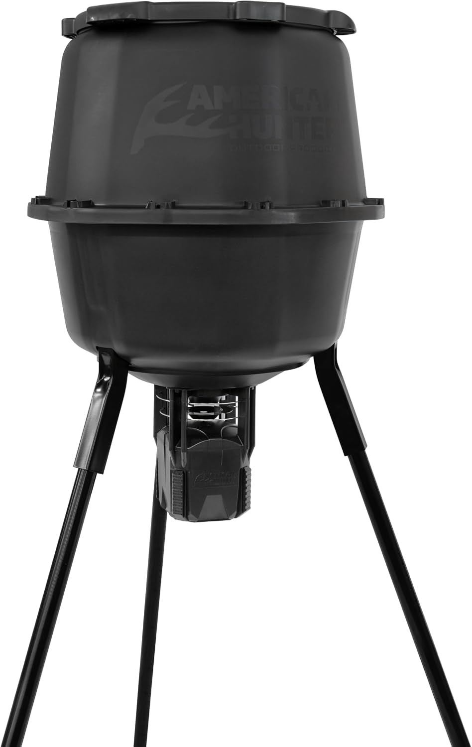 American Hunter 30 Gal Nesting Hopper | Hunting Durable Lightweight 3 Legged Game Feeder with XDE-Pro Automatic Delivery System