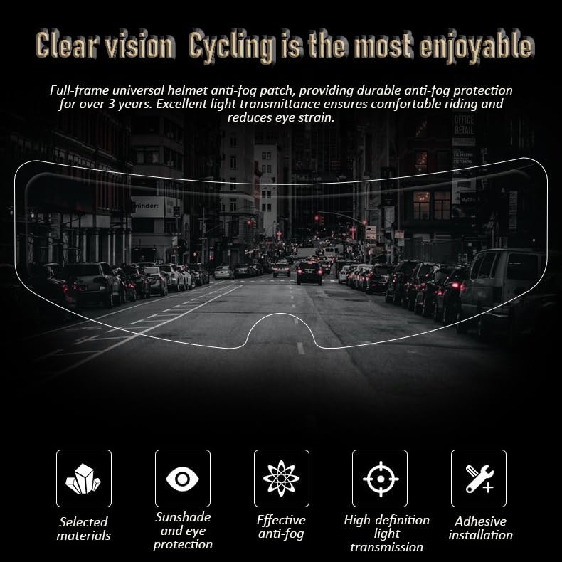 Anti Fog Film for Helmet for HJC CL-14 CL-15 CL-X4 CL-X5 CS-R2 CS-R3 C10 C70 F70 F71