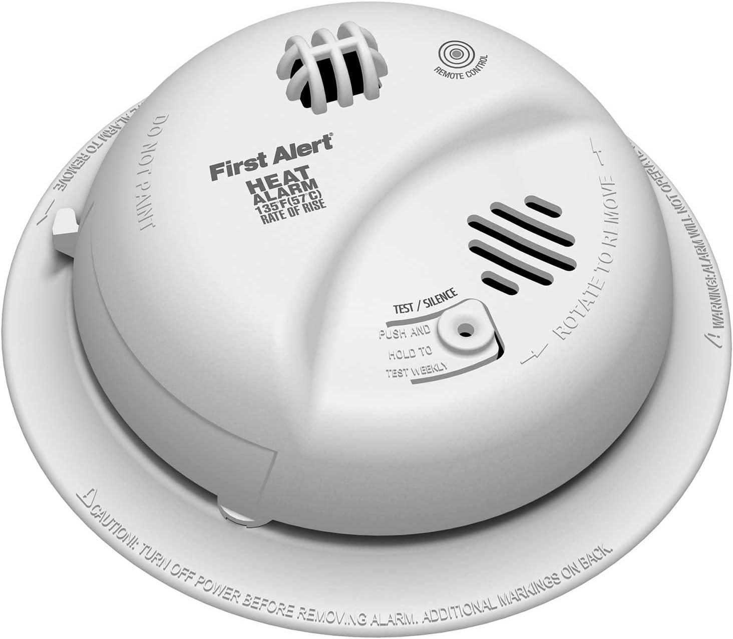 First Alert Hard-Wired w/Battery Back-up Ionization Heat Alarm