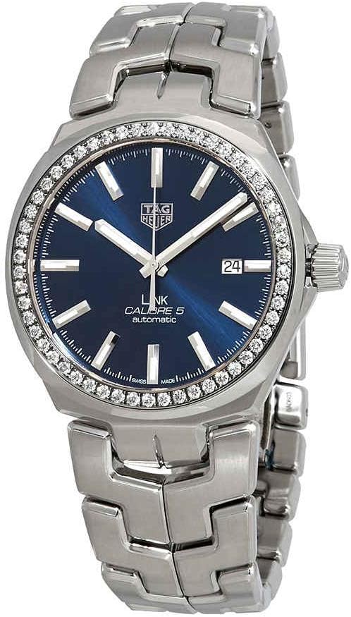 TAG Heuer Link Caliber 5 Automatic Diamond Men's Watch WBC2113.BA0603