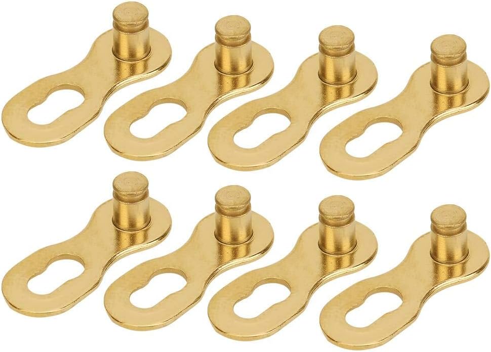 RiToEasysports 4Pair Chain Connector,Steel 12 Speed Chain Missing Link Connector Parts Cycling Accessory for Mountain Bike and Road Bike Chain