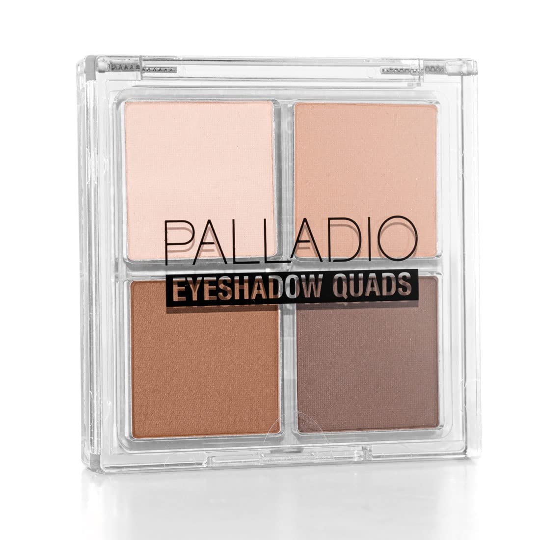 Palladio Eyeshadow Quads, Velvety Pigmented Blendable Matte, Metallic and Shimmer Finishes, Creamy Formula, Four Way Quad Eye Shadow Palette, Talc-Free (Ballerina)