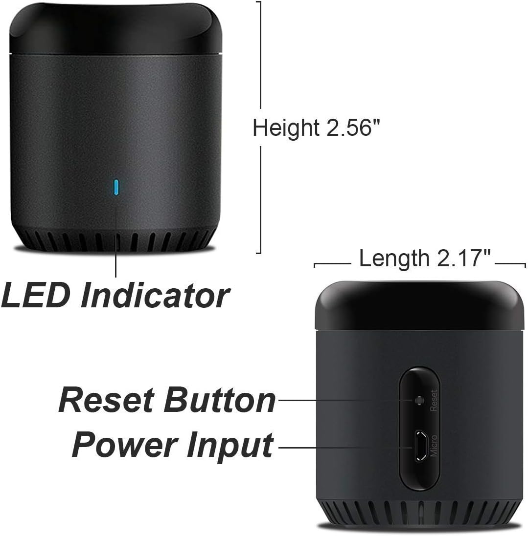 Broadlink RM Mini 3 2.4G Wi-Fi IR Smart Hub Learning Remote for TV